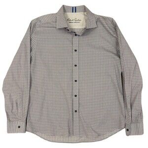 Robert Graham Button Up Shirt Men XL Micro Check